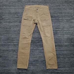 Oni Size M Olive Green Secret Denim 25oz High Rise Tapered Bush Pants